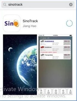 ติดตั้ง Application ที่มีชื่อว่า Sino Track จะมีทั้ง Play store และ App storeNew Paragraph