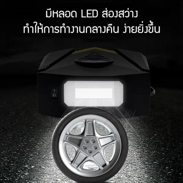 GPSDD ปั๊มเติมลมดิจิตอล แบบพกพา 12 VDC - Image 5