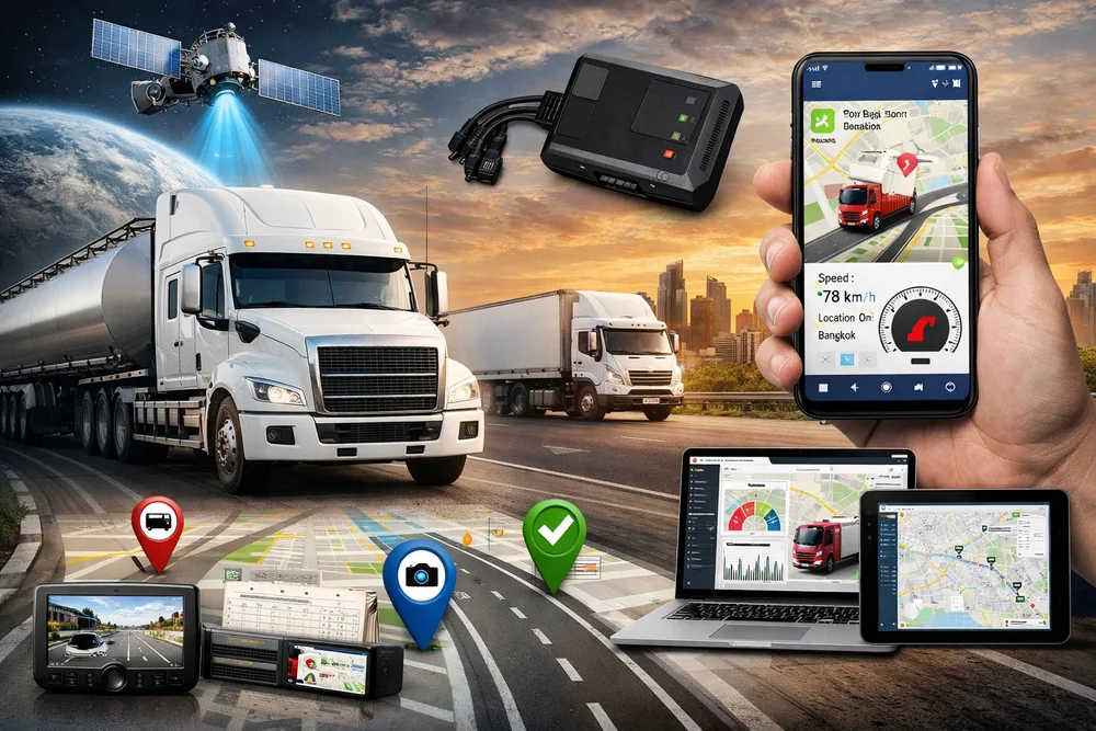 ติดตั้ง GPS รถบรรทุกดีกับภาคธุรกิจทั่วไปอย่างไร?